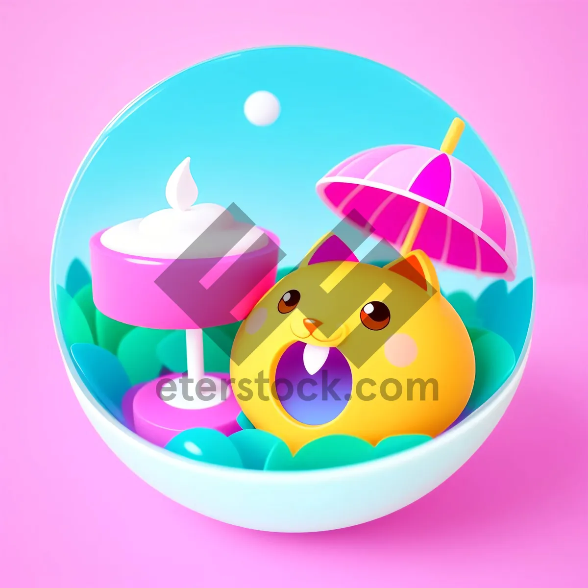 Picture of Colorful Confetti Cartoon Icon Set