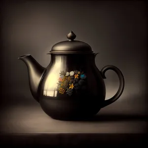 Traditional Ceramic Teapot for Hot Beverages