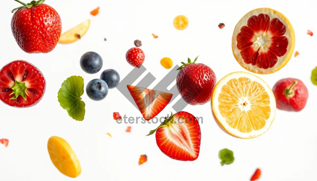 Picture of Colorful icon set of male reproductive organs