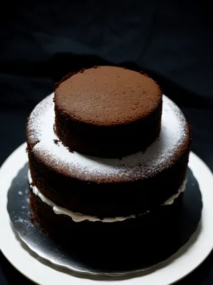 Decadent Chocolate Cake with Creamy Sauce