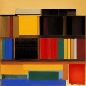 Modern 3D Bookshelf: Stylish and Functional Interior Design