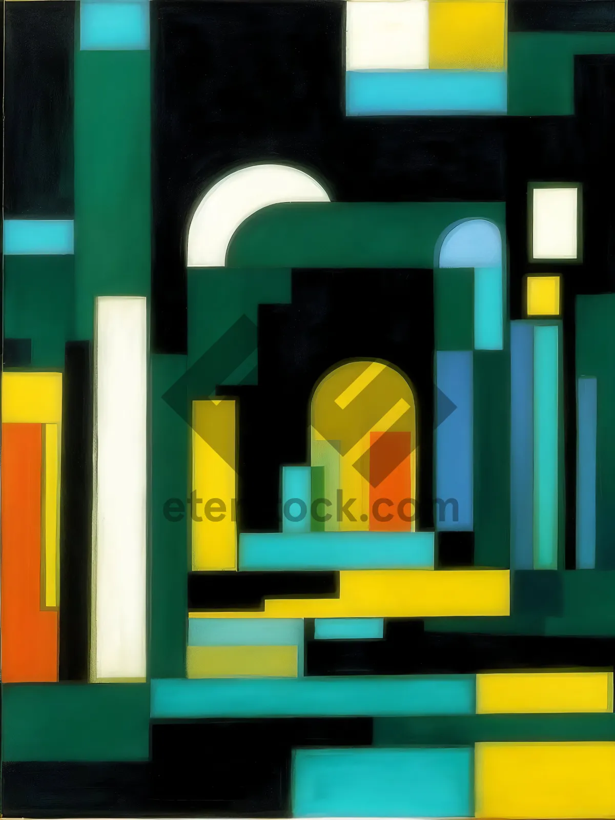 Picture of 3D symbol icon sign design element