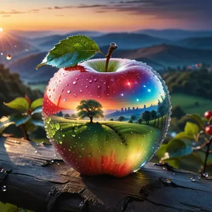 Fresh and Juicy Red Empire Apple
