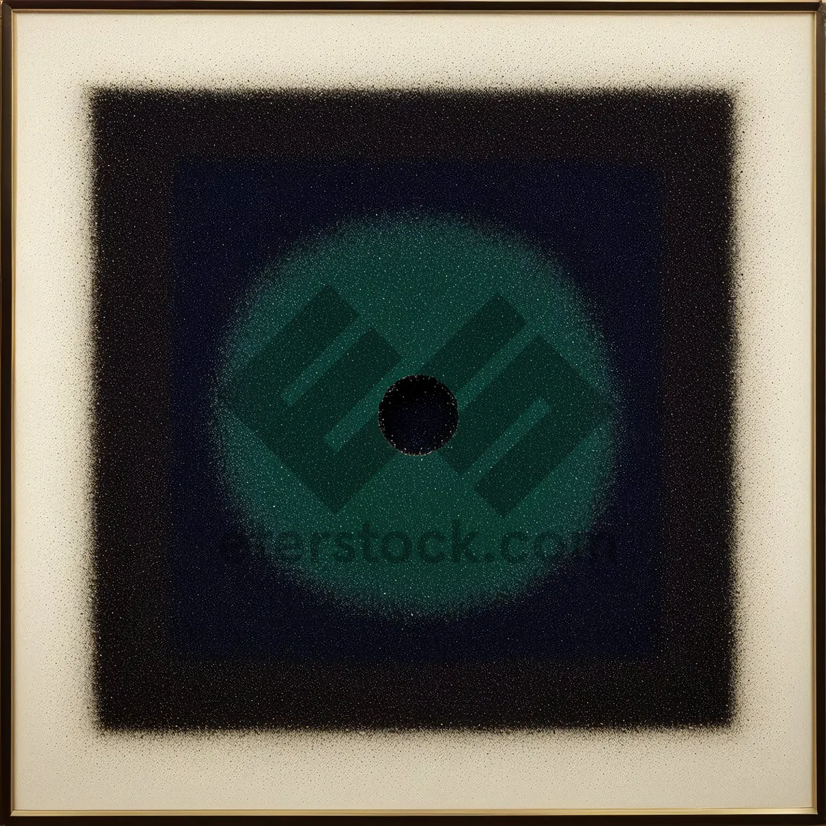 Picture of Vintage Grunge Magnetic Disk Border on Blackboard