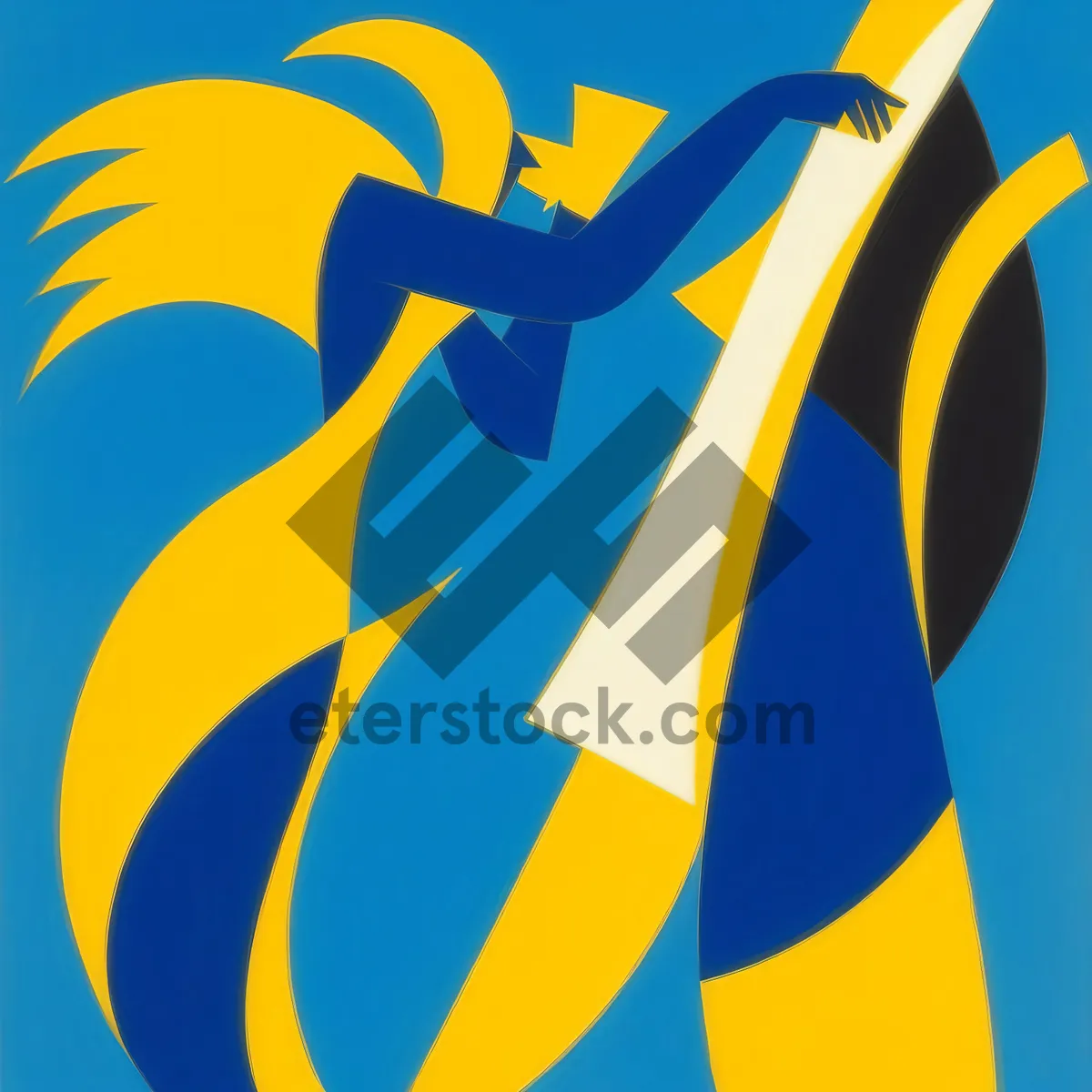 Picture of Flag Symbol Art Icon - Patriotic Sign