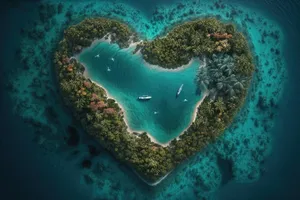 Colorful Tropical Reef with Electric Ray Swimming Under Sunlight