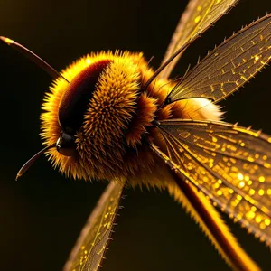 Lacewing on Yellow Flower