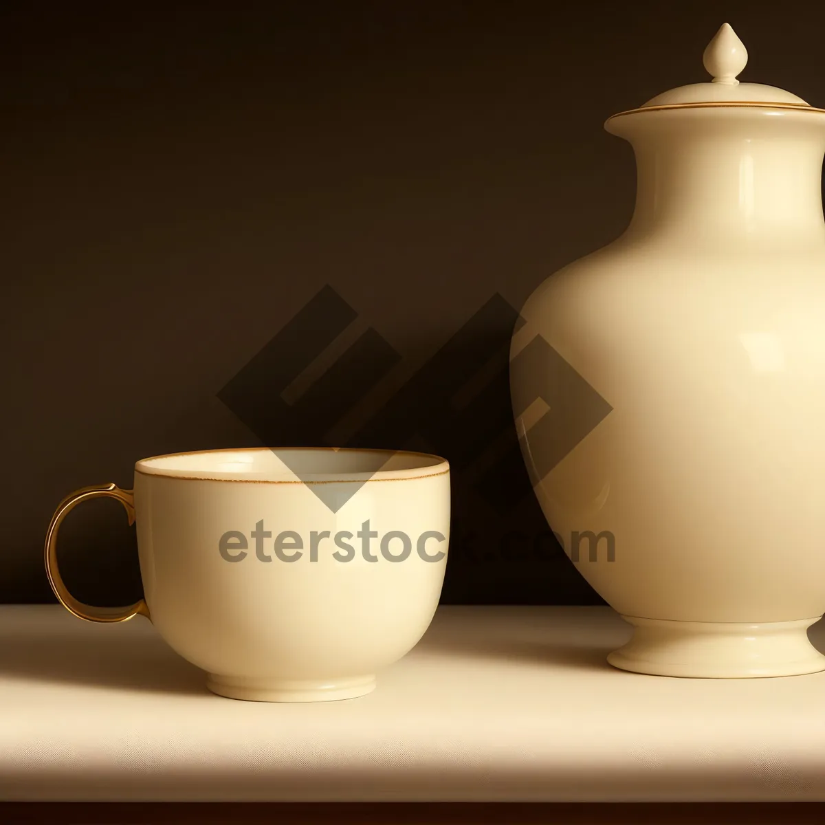 Picture of Charming Porcelain Tea Cup Set for Breakfast