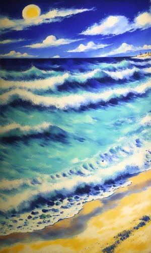 Colorful Wave Art