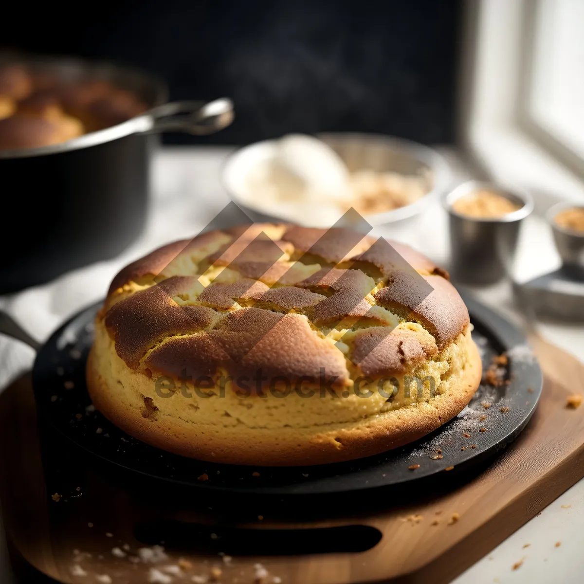 Picture of Sweet and Delicious Breakfast Cake with Espresso