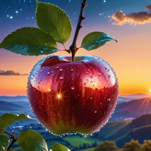 Fresh and Juicy Red Delicious Apple for Healthy Eating