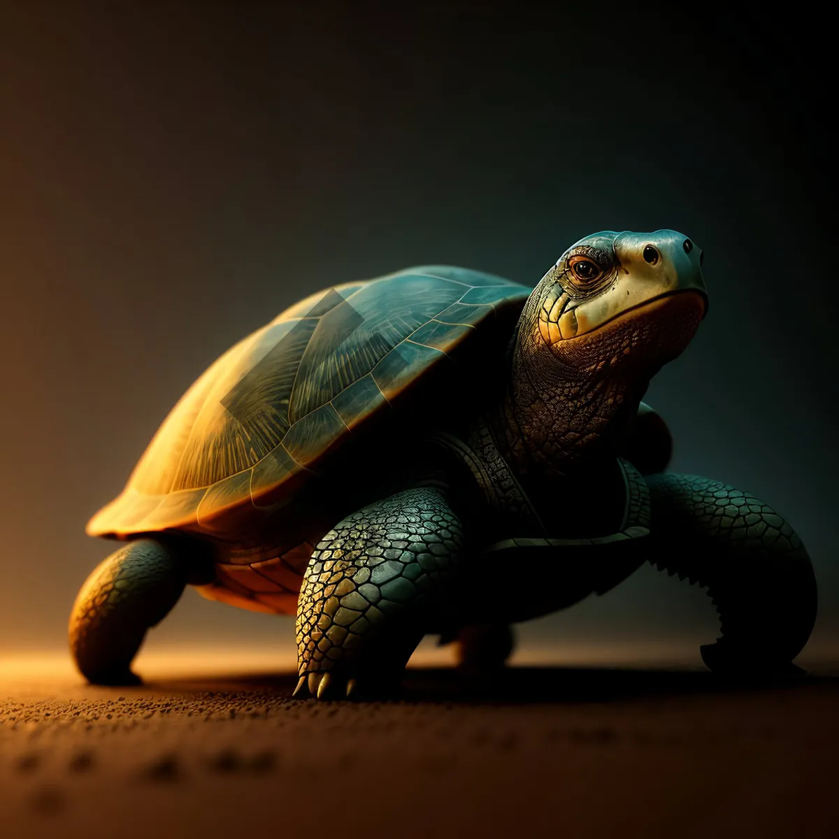 Picture of Slow and Steady Terrapin: A Protective Reptile in its Shell