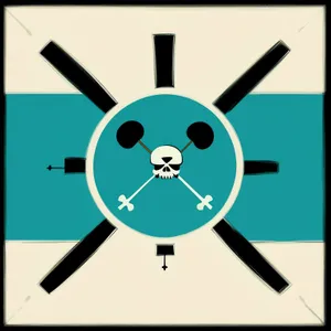 Hazardous Pirate Symbol - Infectious Agent Icon