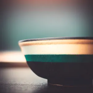 Hot Herbal Tea in Glass Mug