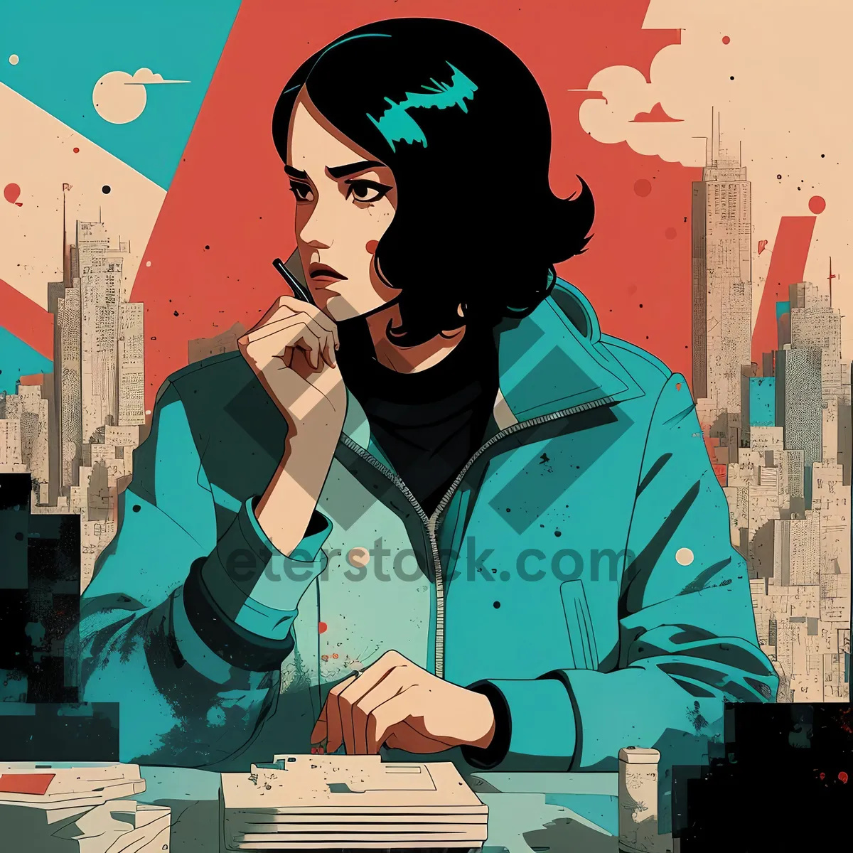 Picture of Male Comedian Entertaining Classroom Audience