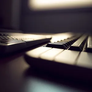 Black Laptop Keyboard for Efficient Data Input