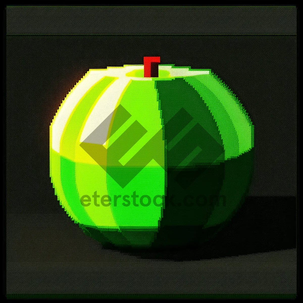 Picture of Nighttime Global Soccer Icon: Bright Sphere of Match