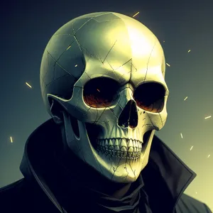 Spooky Skull Mask - Deathly Disguise