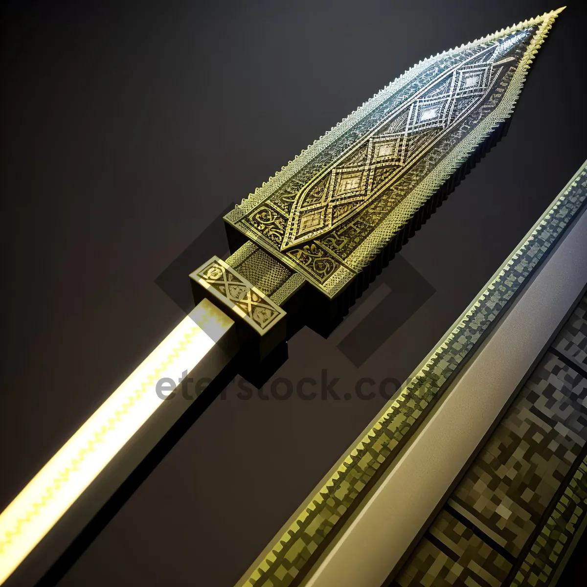 Picture of Exquisite Gem-Encrusted Dagger: A Lethal Beauty