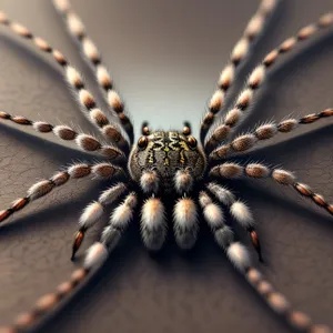 Wild Wolf Spider - Close-up Wildlife Capture