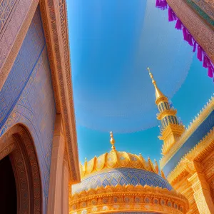 Glorious Minaret Piercing the Historic City Skyline