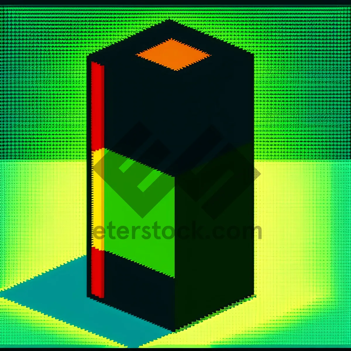 Picture of 3D Paper Design Empty Business Symbol