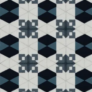 Colorful geometric mosaic wallpaper design with retro vibes.