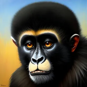 Black-eyed Baby Gibbon: Majestic Primate in Wildlife