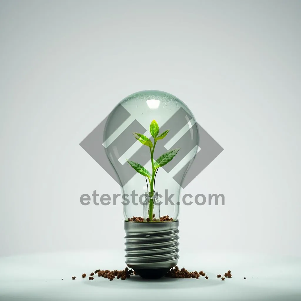 Picture of Green Energy Lamp Technology Bright Plant Idea