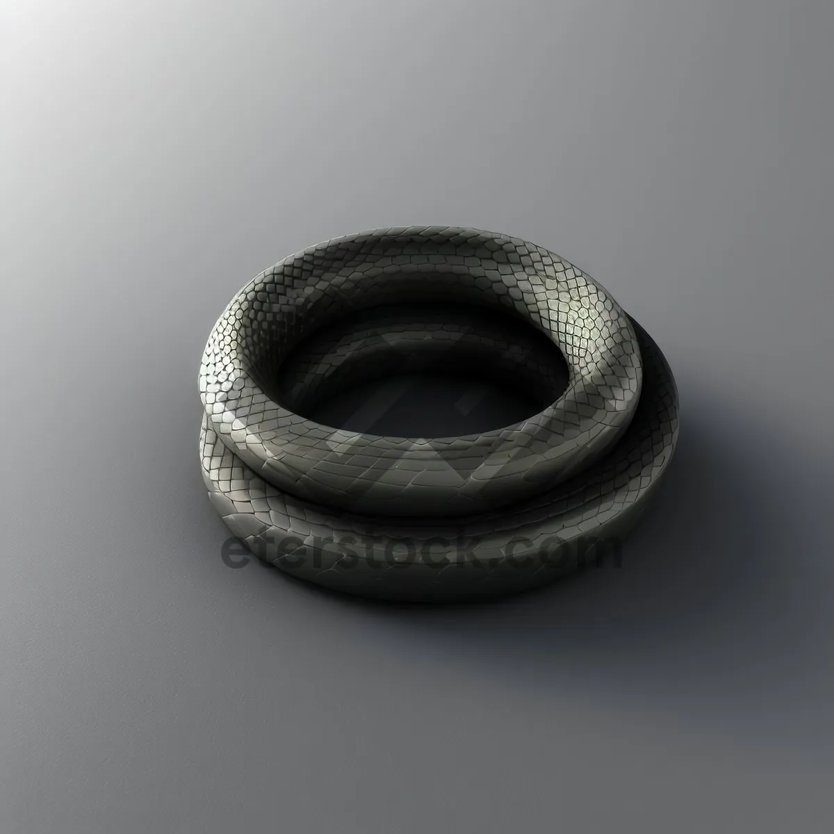 Picture of Coiled Black Snake Bracelet Structure