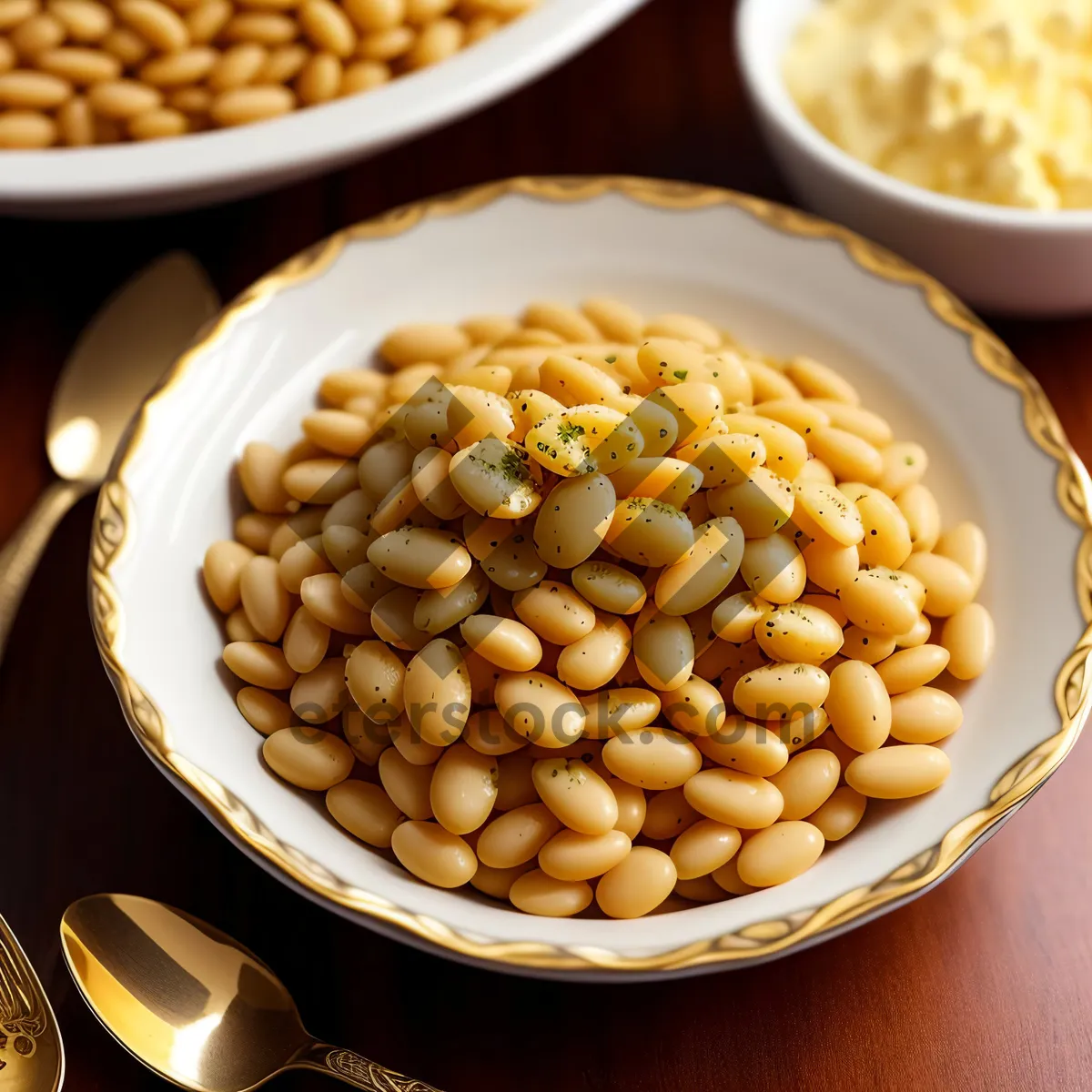 Picture of Delicious Chickpea Bowl: Nutritious, Vegetarian, and Organic