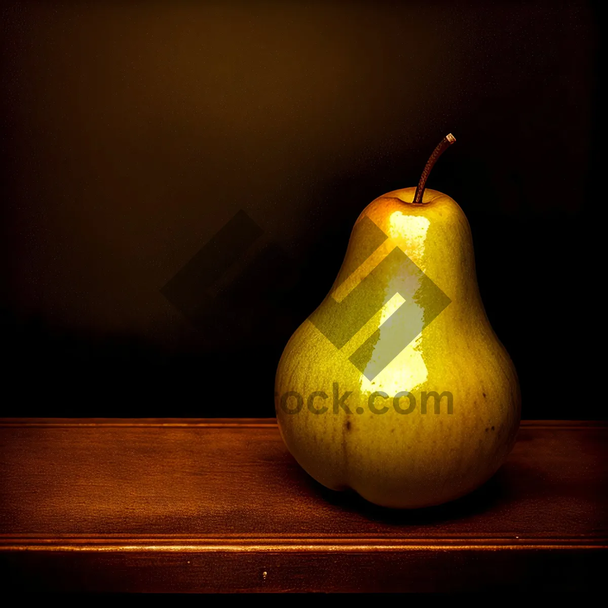 Picture of Juicy and Sweet Yellow Pear: Fresh, Ripe, and Delicious!