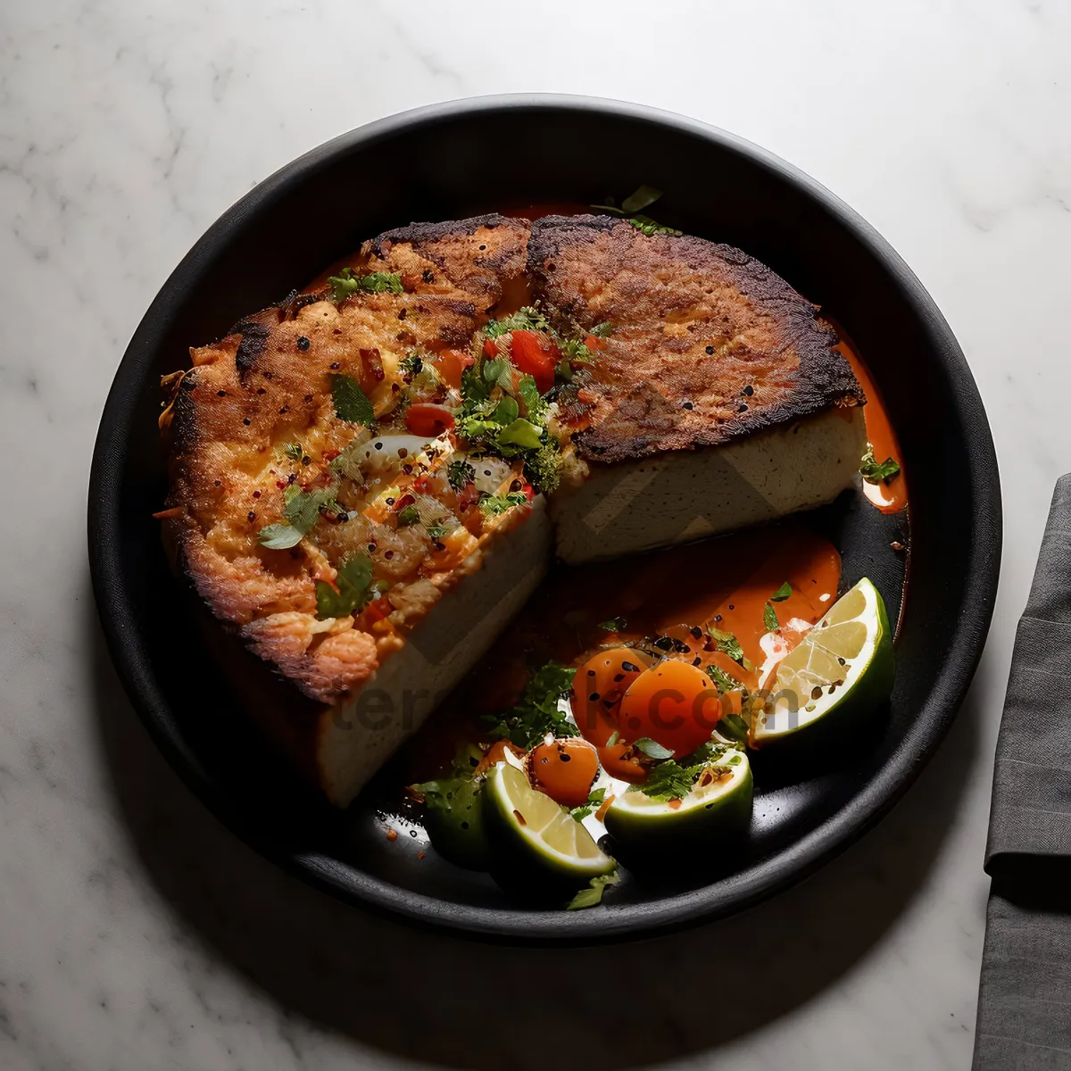 Picture of Healthy Vegetable Salad with Grilled Beef Steak