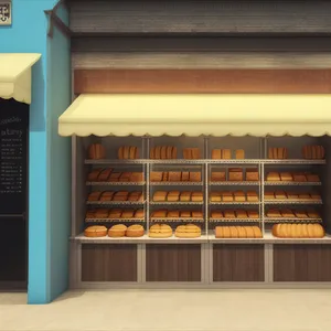 Bakery Interior with Cozy Shop Ambiance