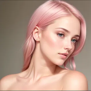 Radiant Beauty: Captivating Portrait of a Sensual Model