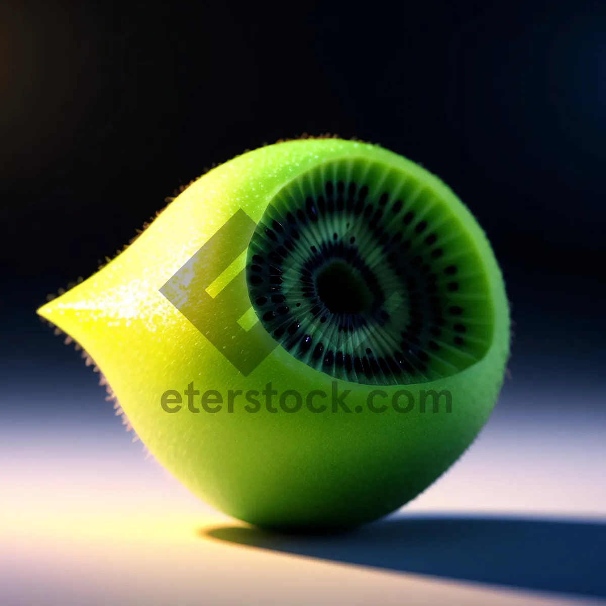 Picture of Freshly Sliced Kiwi Fruit: Sweet & Nutritious Delight