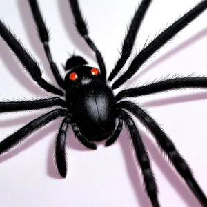 Black Widow Spider: Close-up Wildlife Shot