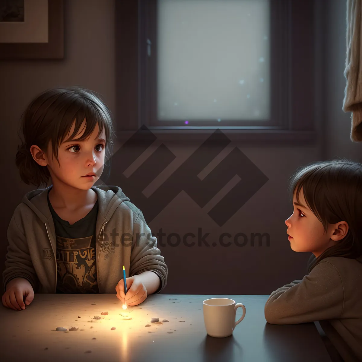 Picture of Happy businesswoman working on laptop at office.