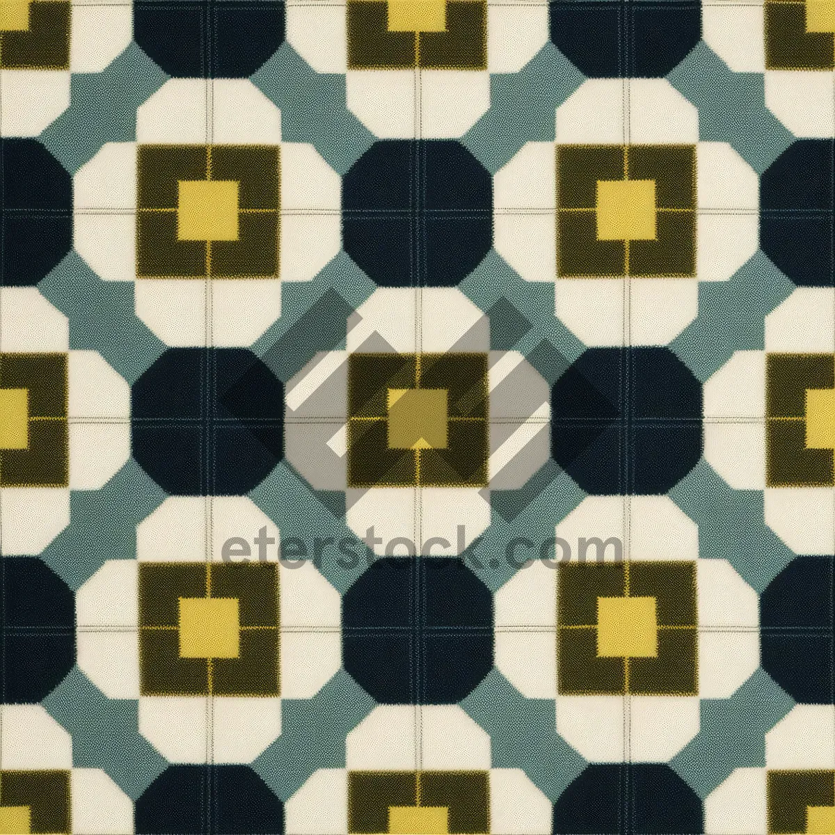 Picture of Graphic checker pattern wallpaper design with vibrant colors.