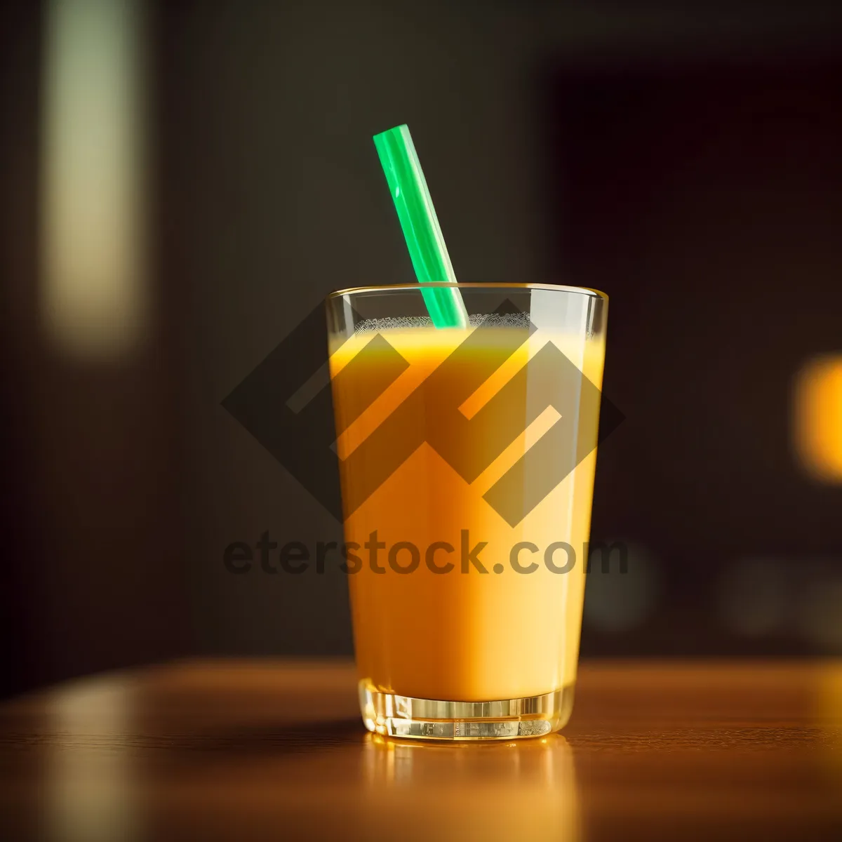 Picture of Cool Citrus Mocktail with Ice Lolly and Fresh Orange