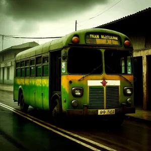 Urban Transit: Old Streetcar on City Rails