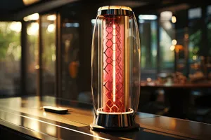 Bar party table with drinks and shaker