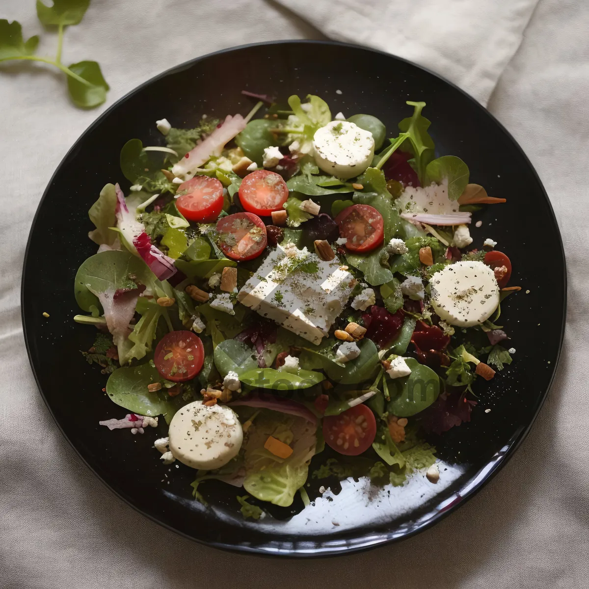 Picture of Grilled Vegetable Salad with Tomato and Pepper Sauce