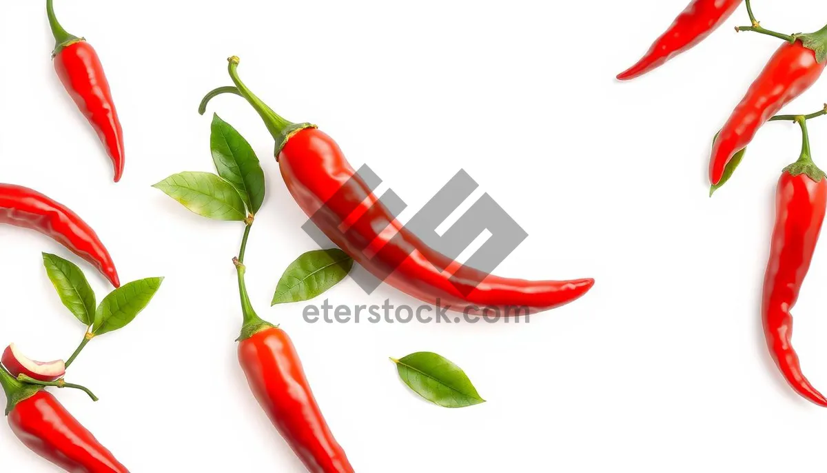 Picture of Colorful Bell Peppers Cooking in Kitchen