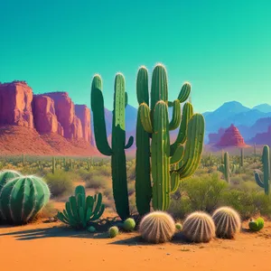 Saguaro Sunset in Desert National Park