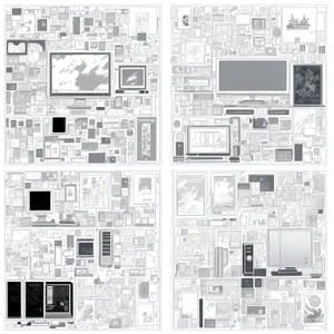 Artistic Newspaper Creation: Graphic Puzzle Decor