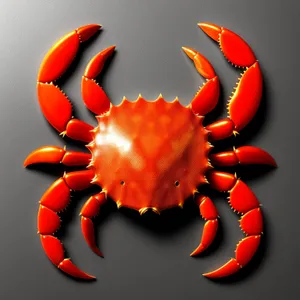 Small Red Crustacean Mite: A Vibrant Arthropod Invertebrate.