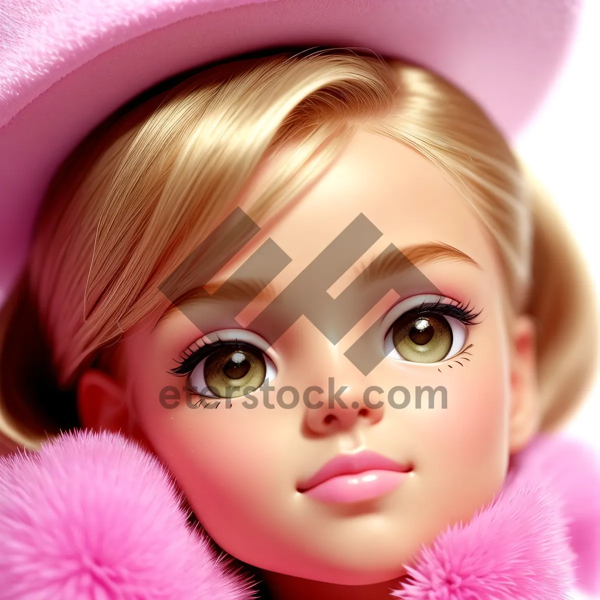 Picture of Innocent Happy Baby Doll Portrait