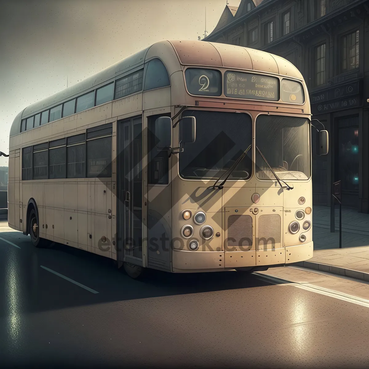 Picture of Urban Transport: Streetcar and Bus Station