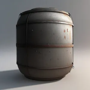 Metal Barrel Container Vessel